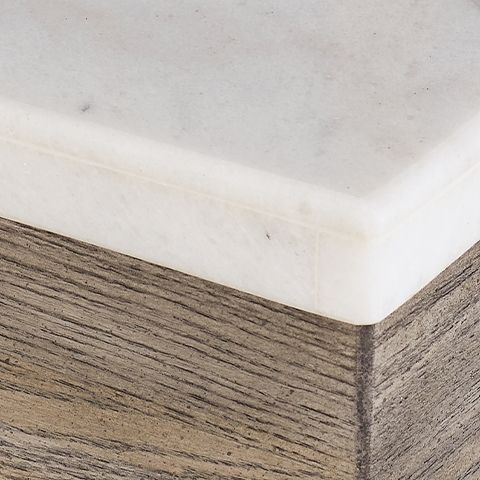 Loyaska - Rectangular Cocktail Table - Brown / Ivory - R&R Furniture Gallery (Fountain Valley, CA)