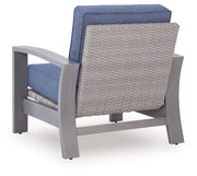 Half Moon Beach - Spring Lounge Chair - Blue / Gray - R&R Furniture Gallery (Fountain Valley, CA)
