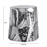 Forma - Side Table - Chrome - R&R Furniture Gallery (Fountain Valley, CA)