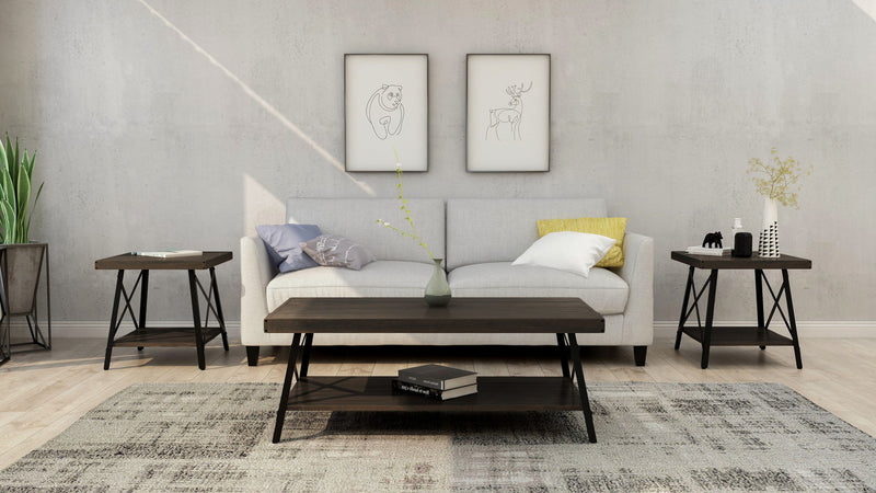 Modern Rustic Style Coffee Table - R&R Furniture Gallery (Fountain Valley, CA)
