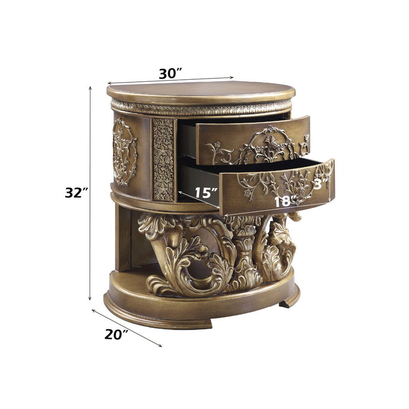 Constantine - Nightstand - Brown & Gold