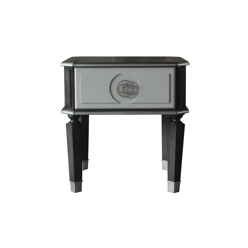 House Beatrice - End Table - Charcoal & Light Gray - R&R Furniture Gallery (Fountain Valley, CA)