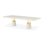 Carmela - Double Pedestal Dining Table - R&R Furniture Gallery (Fountain Valley, CA)