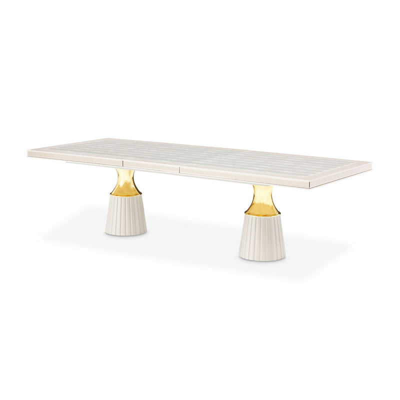 Carmela - Double Pedestal Dining Table - R&R Furniture Gallery (Fountain Valley, CA)