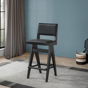 Keira - Bar Stool (Set of 2) - Black - R&R Furniture Gallery (Fountain Valley, CA)