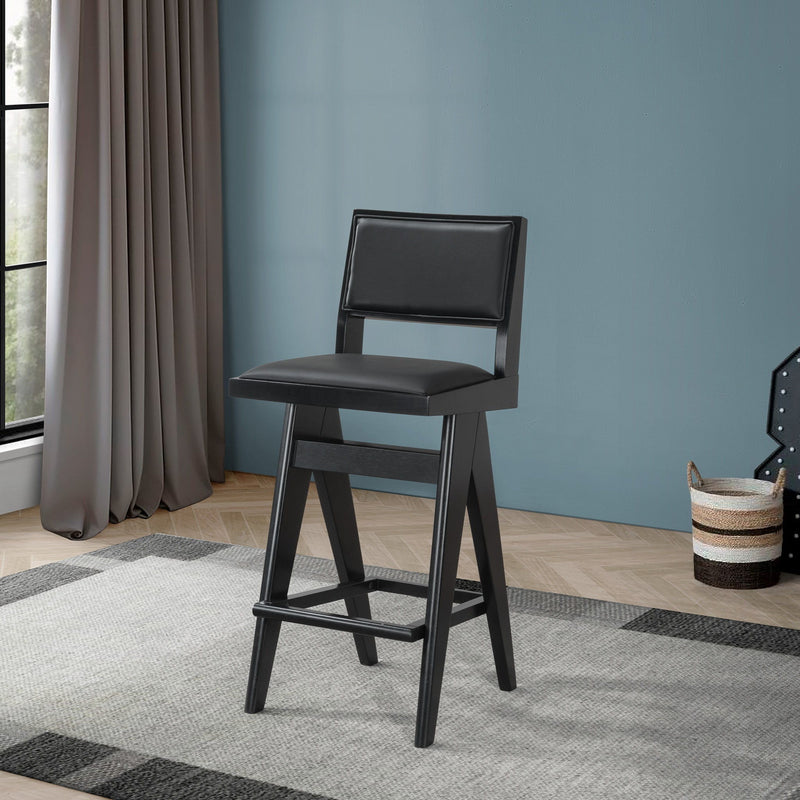 Keira - Bar Stool (Set of 2) - Black - R&R Furniture Gallery (Fountain Valley, CA)