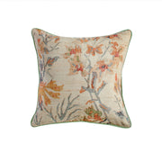 TOV Furniture Taman 20-inch natural cotton accent pillow cover with summer floral design, suitable for sheets and pillowcases.
