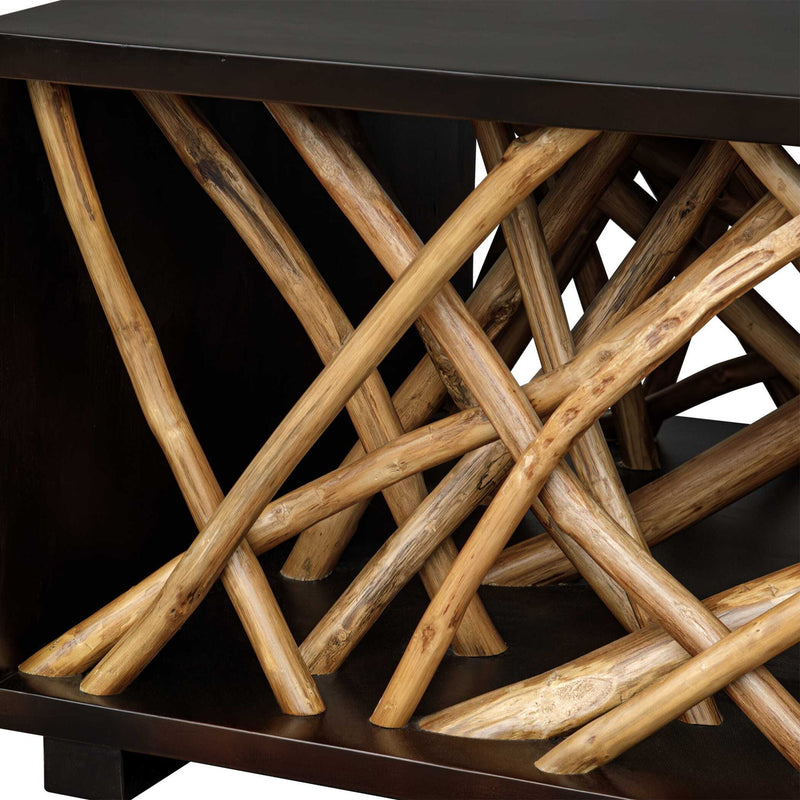 Teak Maze - Coffee Table - Woodtone