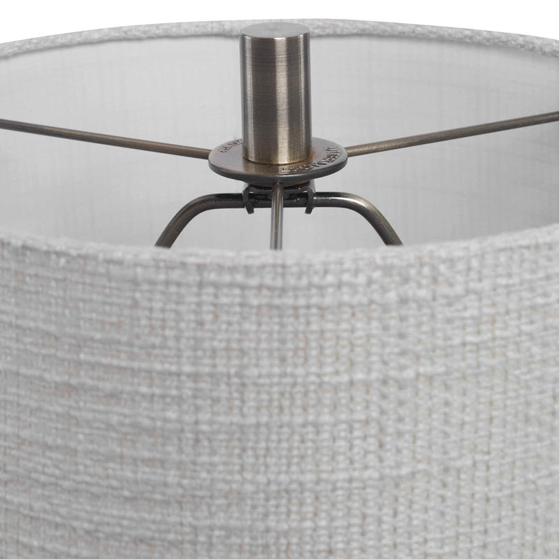 Zahlia - Ceramic Lamp - Aged Gray