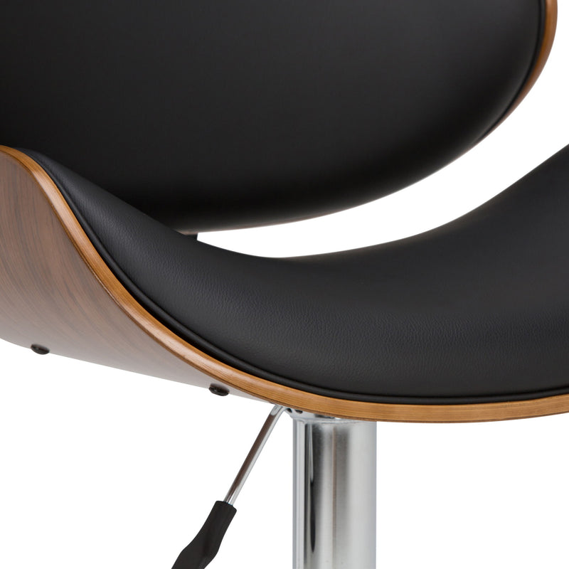 Marana - Multifunctional Handcrafted Bentwood Adjustable Swivel Bar Stool - R&R Furniture Gallery (Fountain Valley, CA)