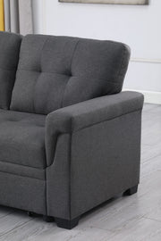 Lucca - Reversible Sleeper Sectional Sofa With Storage Chaise - R&R Furniture Gallery (Fountain Valley, CA)