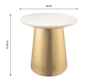 Bleeker - Marble Table - R&R Furniture Gallery (Fountain Valley, CA)