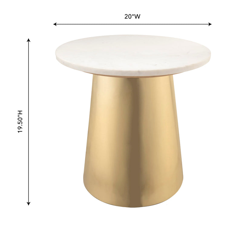 Bleeker - Marble Table - R&R Furniture Gallery (Fountain Valley, CA)