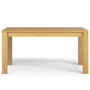 Wilson handcrafted dining table by Simpli-Home with a wooden surface and sturdy legs, ideal for family meals and gatherings.