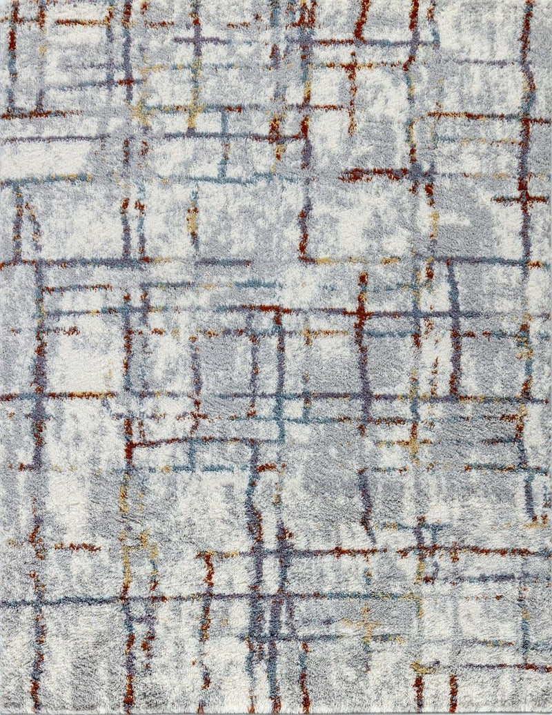 Loft Shag - 5' 3" X 7' Shaggy Area Rug - Multi - R&R Furniture Gallery (Fountain Valley, CA)