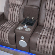 Duran - Power Reclining Loveseat With Power Headrest - R&R Furniture Gallery (Fountain Valley, CA)