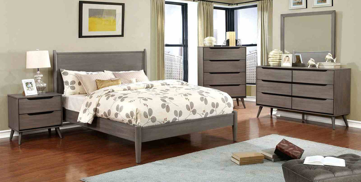 Lennart - 5 Pc. Queen Bedroom Set w/ 2NS
