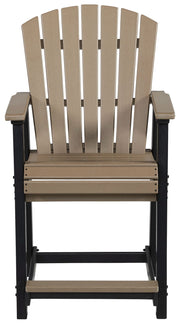 Fairen Trail - Barstool (Set of 2) - Black / Driftwood - R&R Furniture Gallery (Fountain Valley, CA)