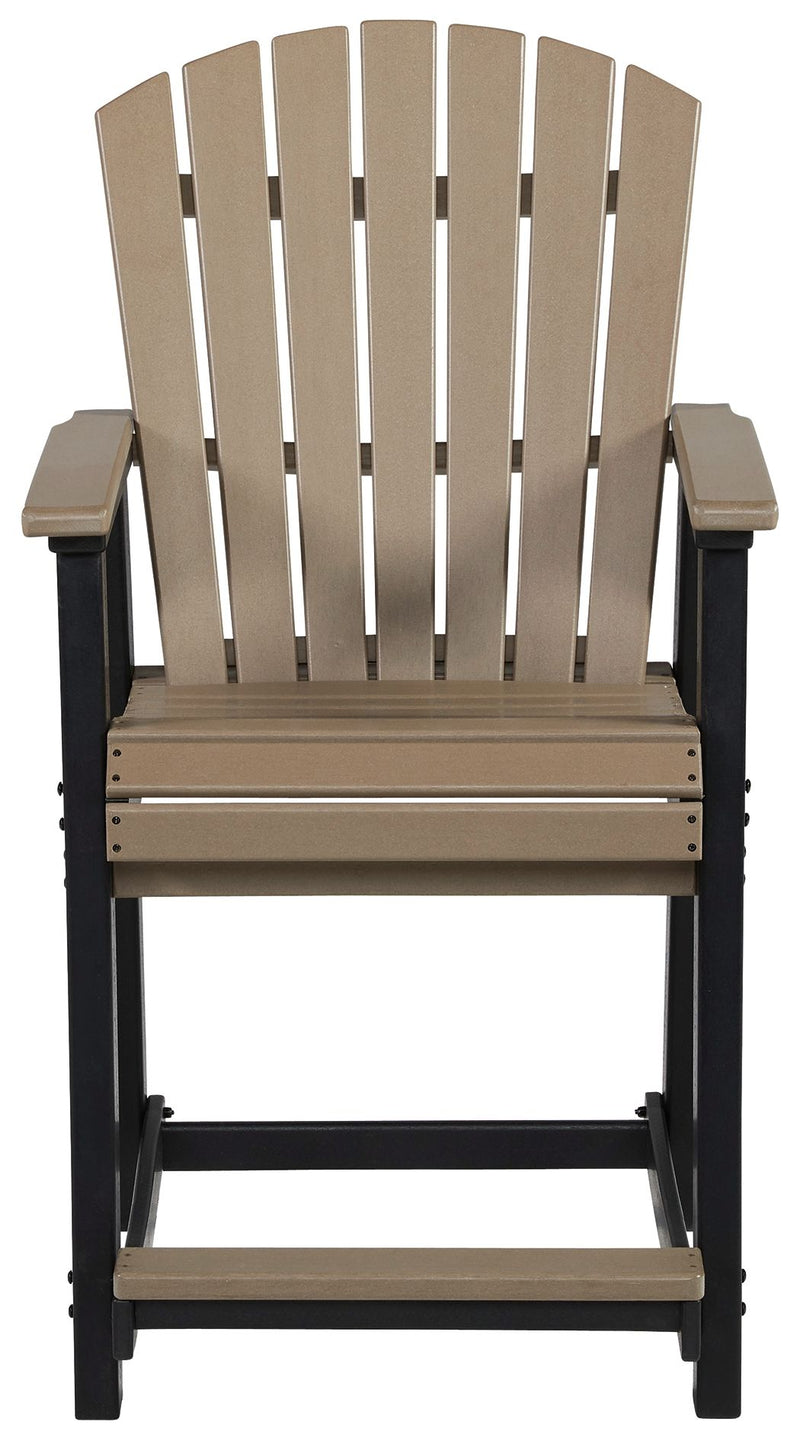 Fairen Trail - Barstool (Set of 2) - Black / Driftwood - R&R Furniture Gallery (Fountain Valley, CA)