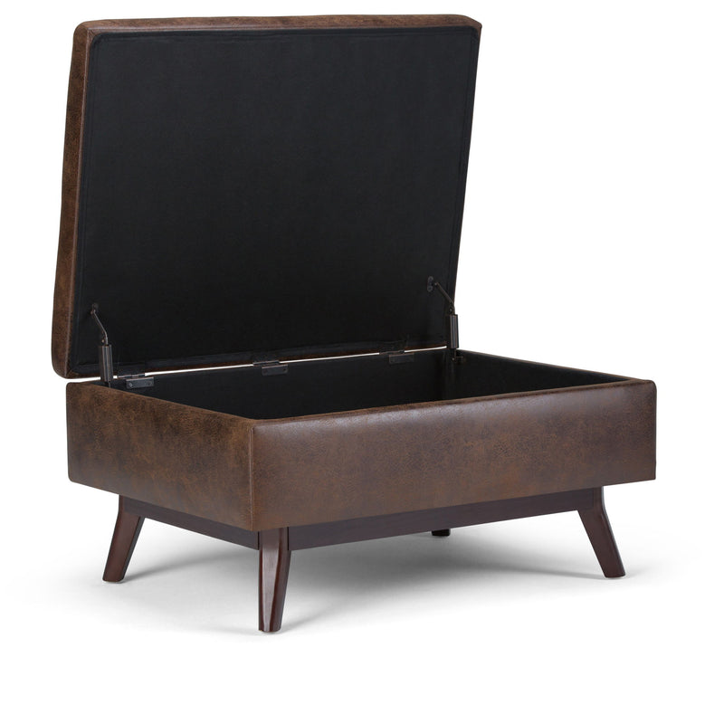 Owen - Upholstered Rectangular Storage Ottoman - R&R Furniture Gallery (Fountain Valley, CA)