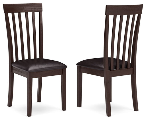 Hammis - Dining UPH Side Chair (Set of 2) - Dark Brown - R&R Furniture Gallery (Fountain Valley, CA)