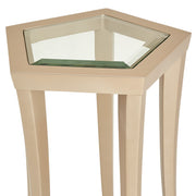 La Rachelle - Chairside Table - Champagne - R&R Furniture Gallery (Fountain Valley, CA)