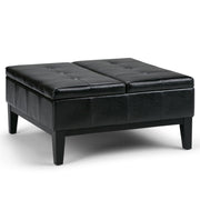 Dover - Multifunctional Lift Top Coffee Table Storage Ottoman - R&R Furniture Gallery (Fountain Valley, CA)