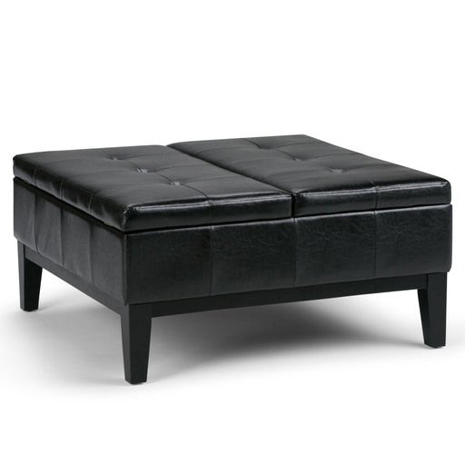 Dover - Multifunctional Lift Top Coffee Table Storage Ottoman - R&R Furniture Gallery (Fountain Valley, CA)