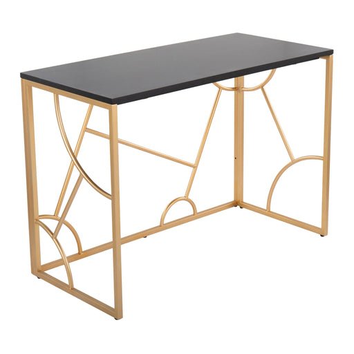 Lumi Source Constellation contemporary writing desk with sleek surface and modern design, ideal for home office or workspace.