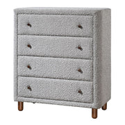 Cleo - Chest - Gray Boucle - R&R Furniture Gallery (Fountain Valley, CA)