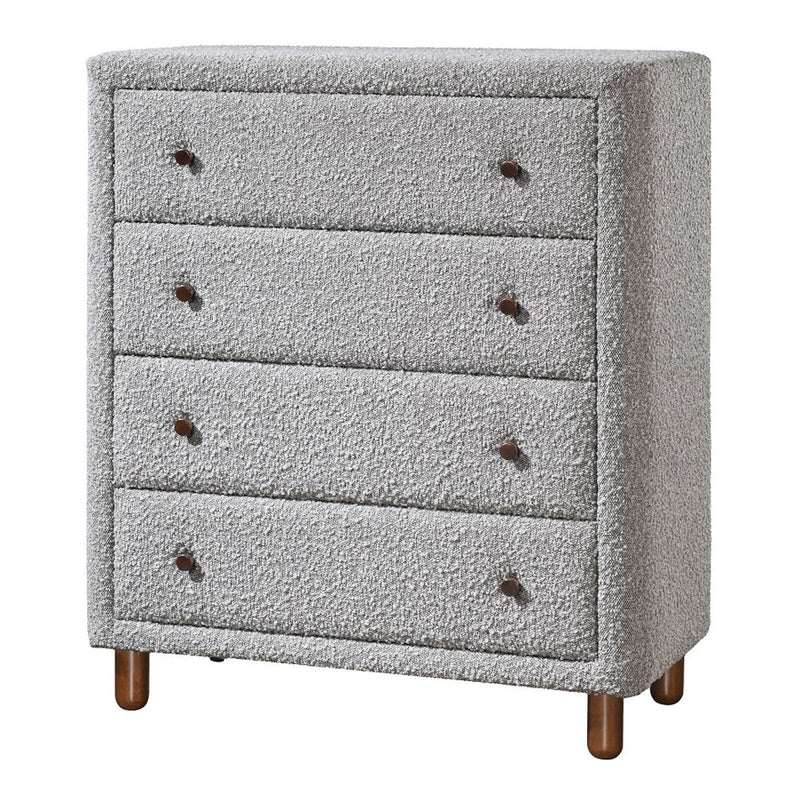 Cleo - Chest - Gray Boucle - R&R Furniture Gallery (Fountain Valley, CA)