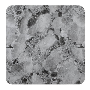 Square Frame Dining Table - Gray
