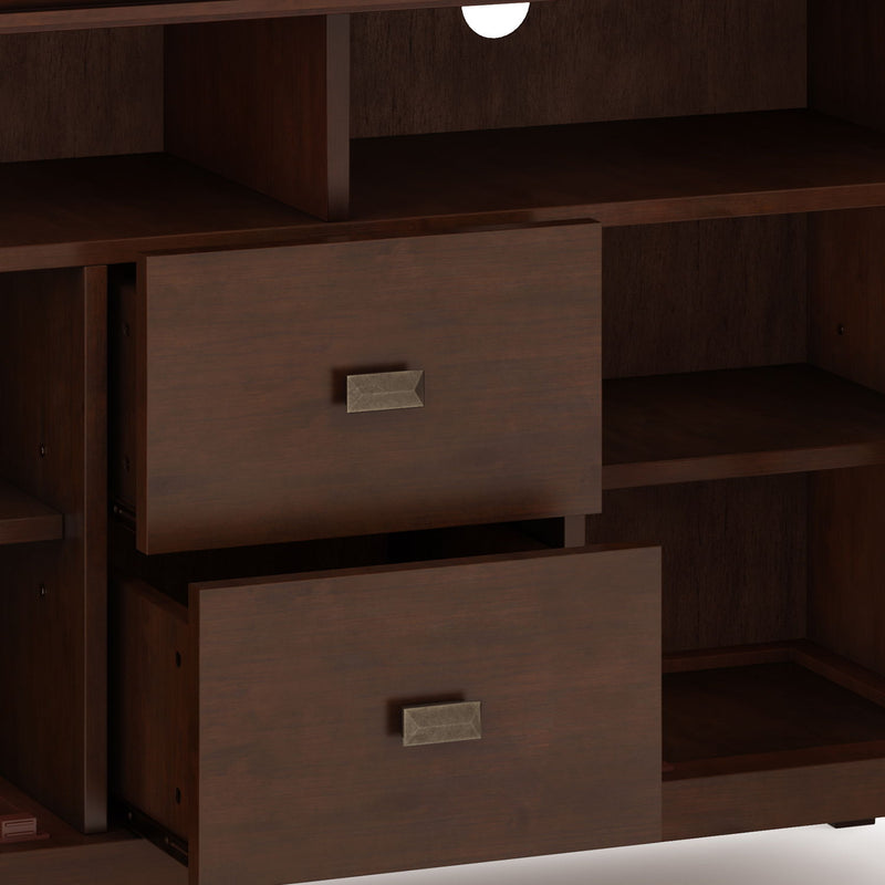Artisan - TV Media Stand, Handcrafted - Russet Brown - R&R Furniture Gallery (Fountain Valley, CA)