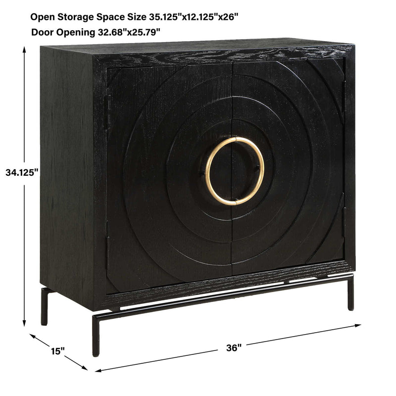 Briseis - 2 Door Cabinet - Black