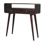 Solid Wood Curved Console Table - R&R Furniture Gallery (Fountain Valley, CA)