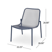 Kincaid - Stackable Iron Chair - R&R Furniture Gallery (Fountain Valley, CA)