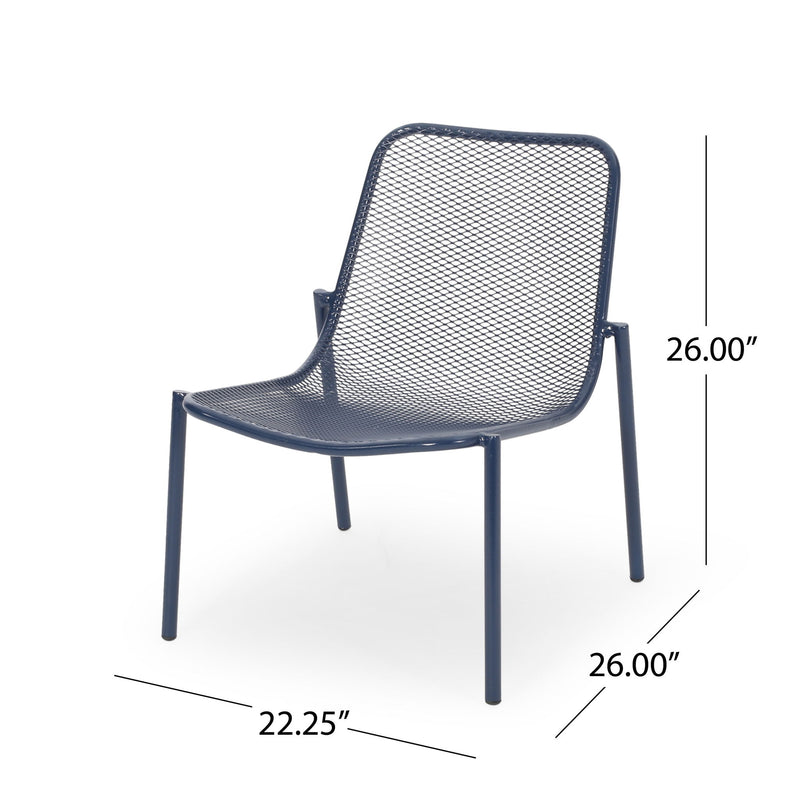 Kincaid - Stackable Iron Chair - R&R Furniture Gallery (Fountain Valley, CA)