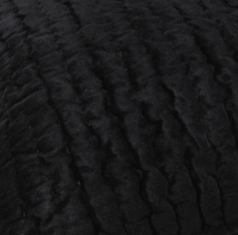 Bari - Velvet Sham - Onyx