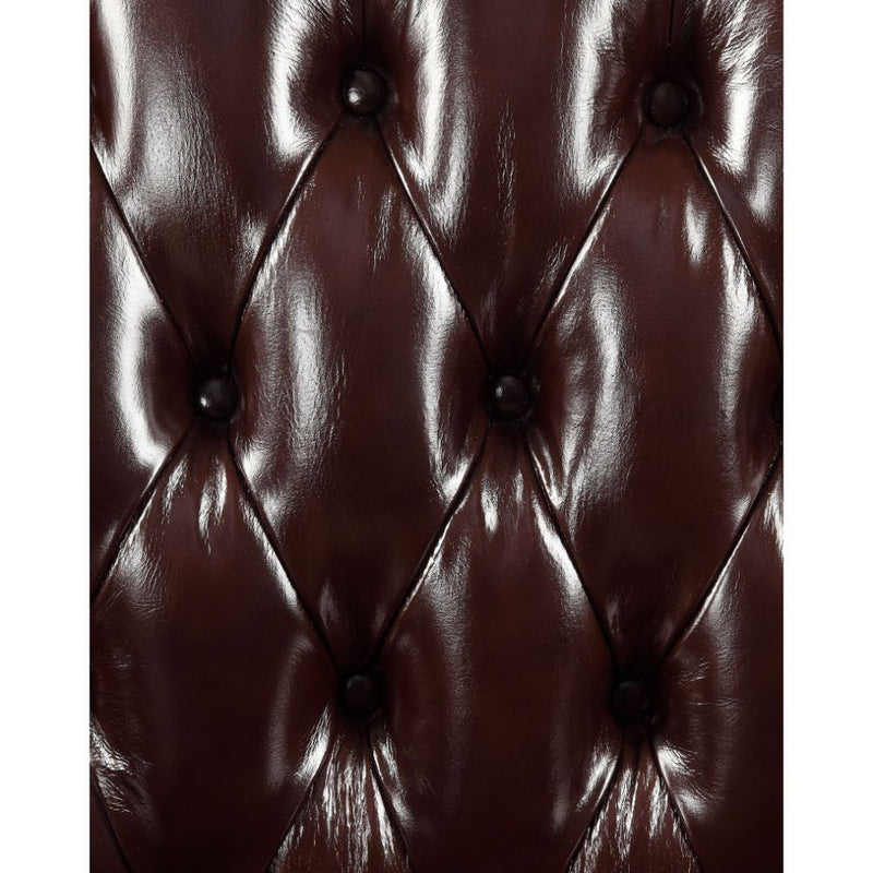 Forsythia - Chair - Espresso Top Grain Leather Match & Walnut - R&R Furniture Gallery (Fountain Valley, CA)