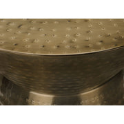 Drum Accent Side Table, Contemporary & Modern Elegant Design - R&R Furniture Gallery (Fountain Valley, CA)