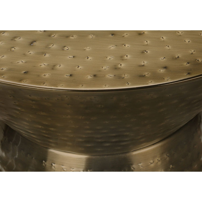 Drum Accent Side Table, Contemporary & Modern Elegant Design - R&R Furniture Gallery (Fountain Valley, CA)
