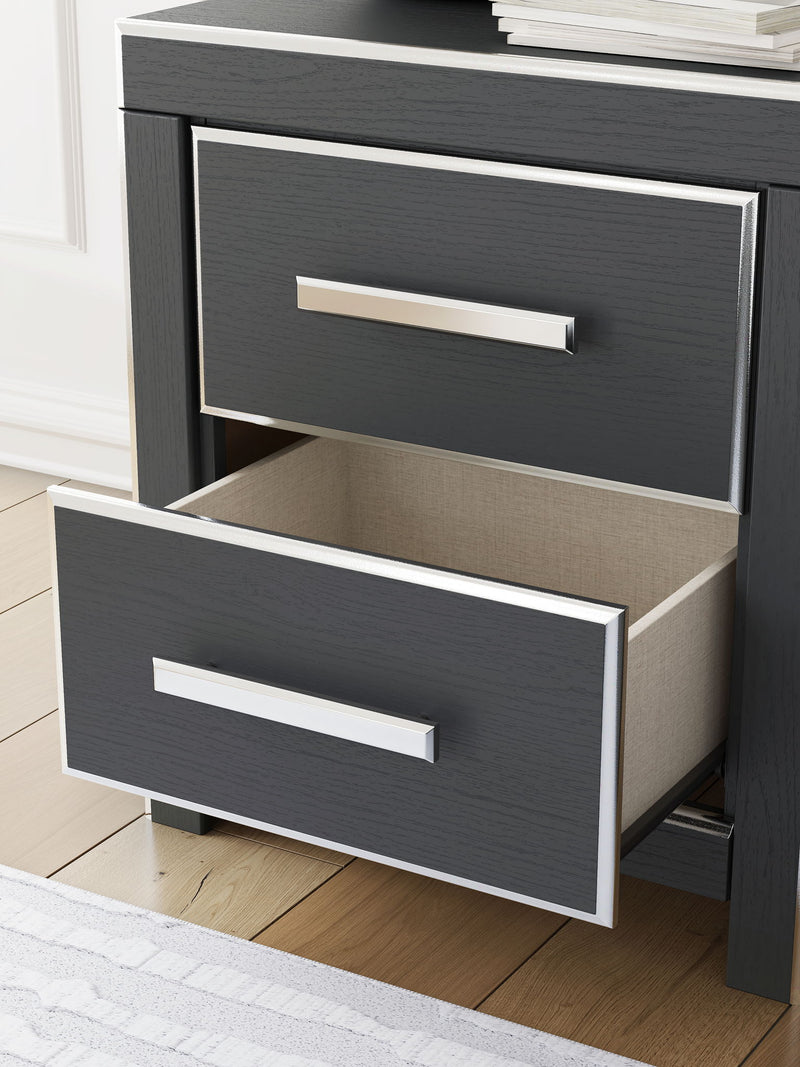 Zuraleus - Two Drawer Night Stand - R&R Furniture Gallery (Fountain Valley, CA)