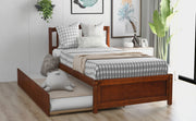 Platform Bed Wood Bed Frame With Trundle - R&R Furniture Gallery (Fountain Valley, CA)