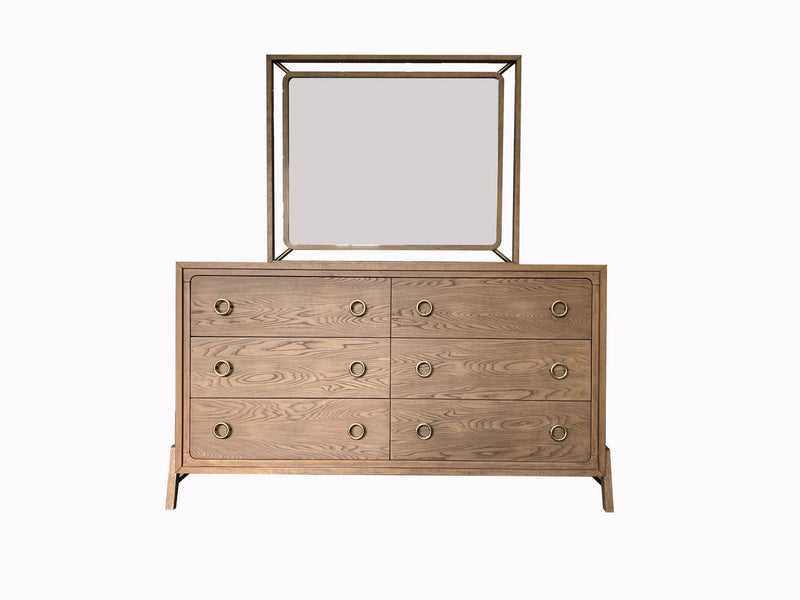 6 Drawer Dresser - Latte - R&R Furniture Gallery (Fountain Valley, CA)