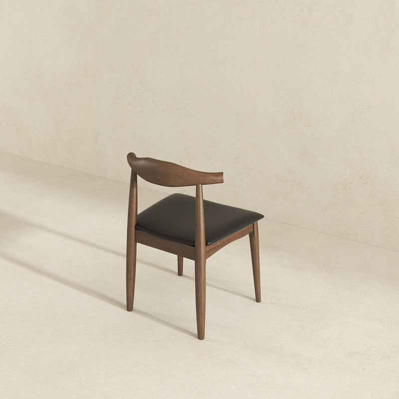 Destiny - Dining Chairs (Set of 2) - Black / Dark Brown - R&R Furniture Gallery (Fountain Valley, CA)