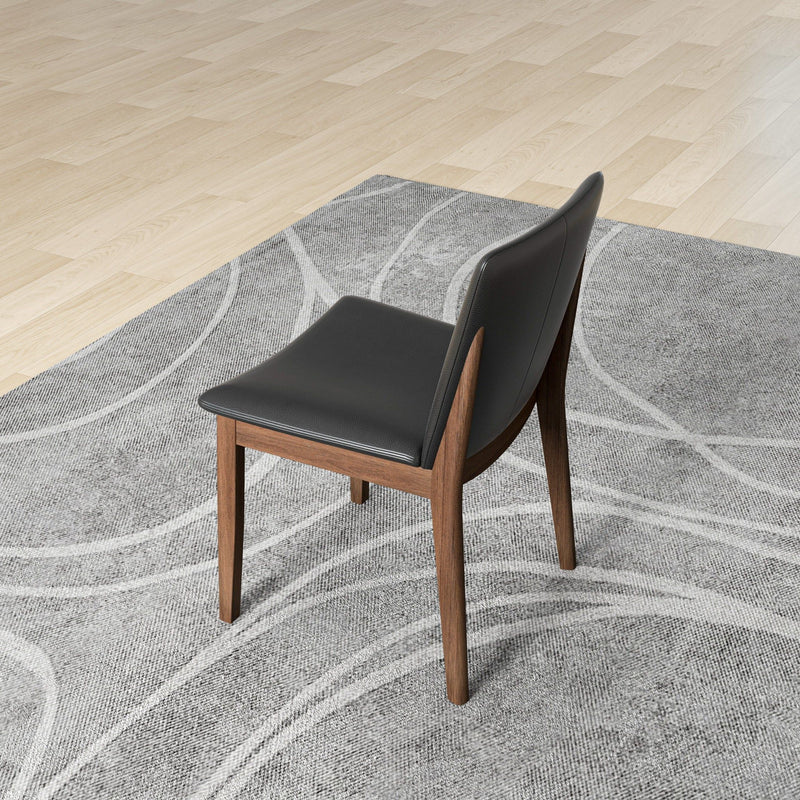 Laura - Mid-Century Modern Solid Wood Dining Chair (Set of 2) - R&R Furniture Gallery (Fountain Valley, CA)