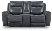 Next Move - Power Reclining Loveseat With Console / Adjustable Headrest - R&R Furniture Gallery (Fountain Valley, CA)