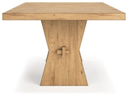 Galliden - Rectangular Dining Room Table - Light Brown - R&R Furniture Gallery (Fountain Valley, CA)
