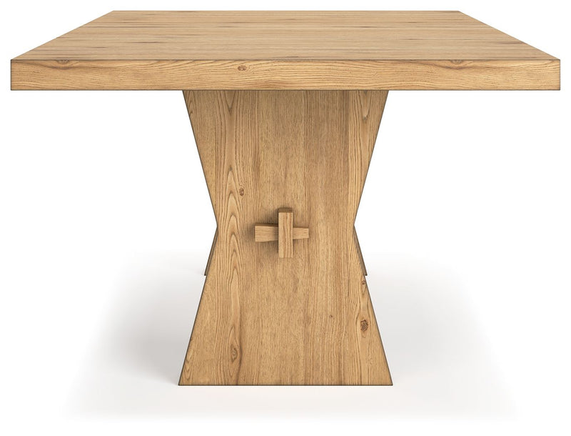 Galliden - Rectangular Dining Room Table - Light Brown - R&R Furniture Gallery (Fountain Valley, CA)