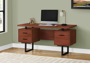 Computer Desk For Home Office, Laptop, Left, Right Set - Up, Storage Drawers, Contemporary & Modern - R&R Furniture Gallery (Fountain Valley, CA)